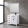 36 inch wood white Bathroom Vanity with sink