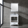 30 inch white small free standing Bathroom Vanity