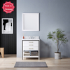 30 inch antique white Bathroom Vanity for corner