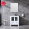 30 inch white free standing Bathroom Vanity