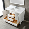 48 inch white floor mounted Bathroom Vanity
