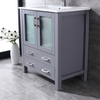 30 inch dark grey floor mounted Bathroom Vanity