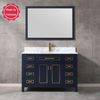 48 inch navy blue free standing Bathroom Vanity