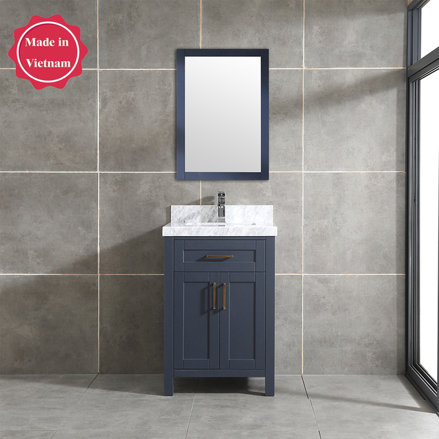 small 24 inch blue Bathroom Vanity