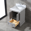 traditional 24 inch gray Bathroom Vanity