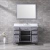 48 inch dark grey floor mounted Bathroom Vanity
