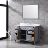 48 inch dark grey floor mounted Bathroom Vanity