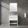 30 inch white color free standing bathroom decor Bathroom Vanity