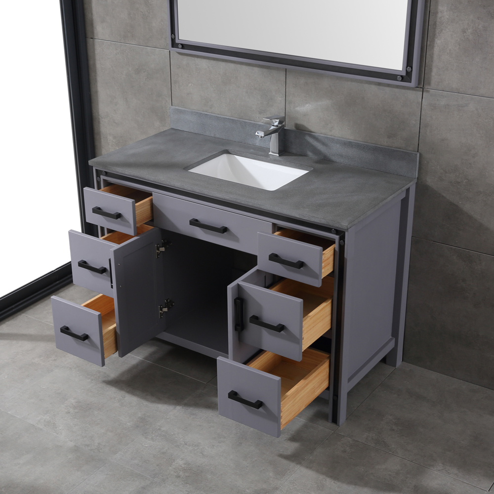 48 inch dark grey free standing Bathroom Vanity