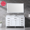 60 inch vintage free standing Bathroom Vanity