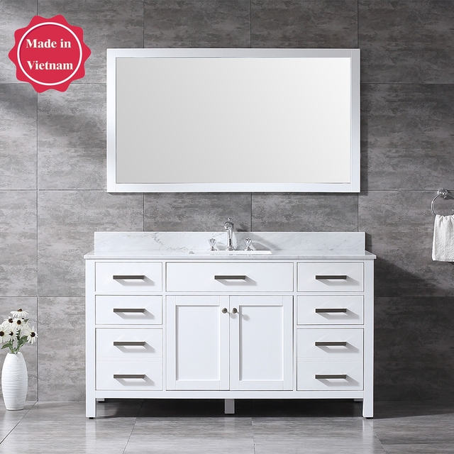60 inch vintage free standing Bathroom Vanity