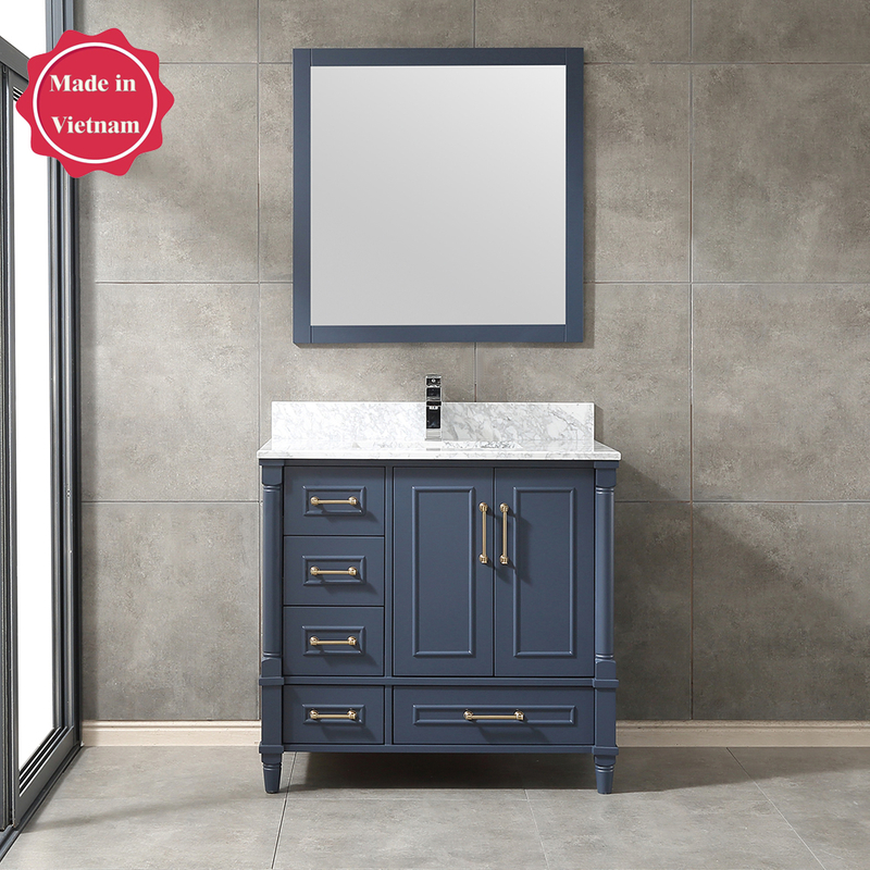 antique blue free standing Bathroom Vanity