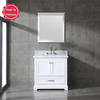36 inch vintage white Bathroom Vanity