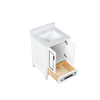 24 inch single white Bathroom Vanity with sink
