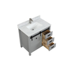 36 inch grey antique corner Bathroom Vanity