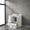 36 inch antique white Bathroom Vanity for corner