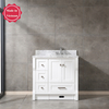 36 inch antique white Bathroom Vanity for corner