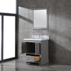 30 inch rustic grey Bathroom Vanity for floor