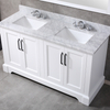 60 inch white free standing Bathroom Vanity