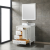 30 inch white corner Bathroom Vanity