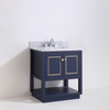 30 inch blue corner Bathroom Vanity