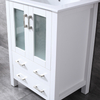 24 inch white free standing Bathroom Vanity