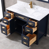 48 inch navy blue free standing Bathroom Vanity