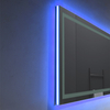 Anti-fog 48inch wall mounted LED mirror for bathroom
