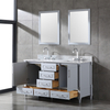 60 inch grey floor mounted Bathroom Vanity
