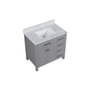 small 36 inch gray Bathroom Vanity