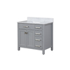 small 36 inch gray Bathroom Vanity