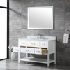 small 48 inch white Bathroom Vanity