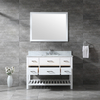 small 48 inch white Bathroom Vanity
