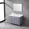 48 inch dark grey floor mounted Bathroom Vanity
