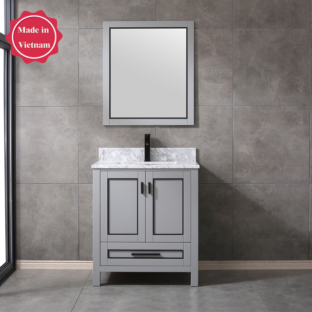 30 inch modern gray Bathroom Vanity