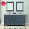 60 inch antique blue countertop Bathroom Vanity