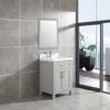 24 inch grey corner Bathroom Vanity