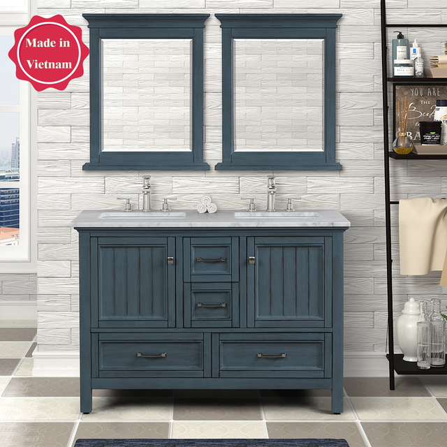 48inch antique blue free standing Bathroom Vanity