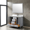antique grey free standing Bathroom Vanity