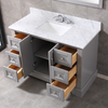 48 inch traditional grey Bathroom Vanity for floor