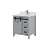 30 inch grey traditional free standing Bathroom Vanity