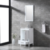 20 inch white small Bathroom Vanity for floor