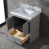 30 inch rustic grey Bathroom Vanity for floor