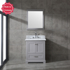 30 inch rustic grey Bathroom Vanity for floor