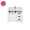 36inch white antique floor mounted Bathroom Vanity