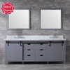 84 inch vintage grey Bathroom Vanity