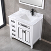 36 inch wood white Bathroom Vanity with sink