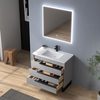 36 inch grey traditional free standing Bathroom Vanity