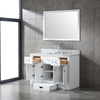 48 inch vintage white Bathroom Vanity for floor