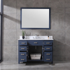 48 inch blue corner Bathroom Vanity